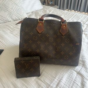 Classic Louis Vuitton speedy and wallet